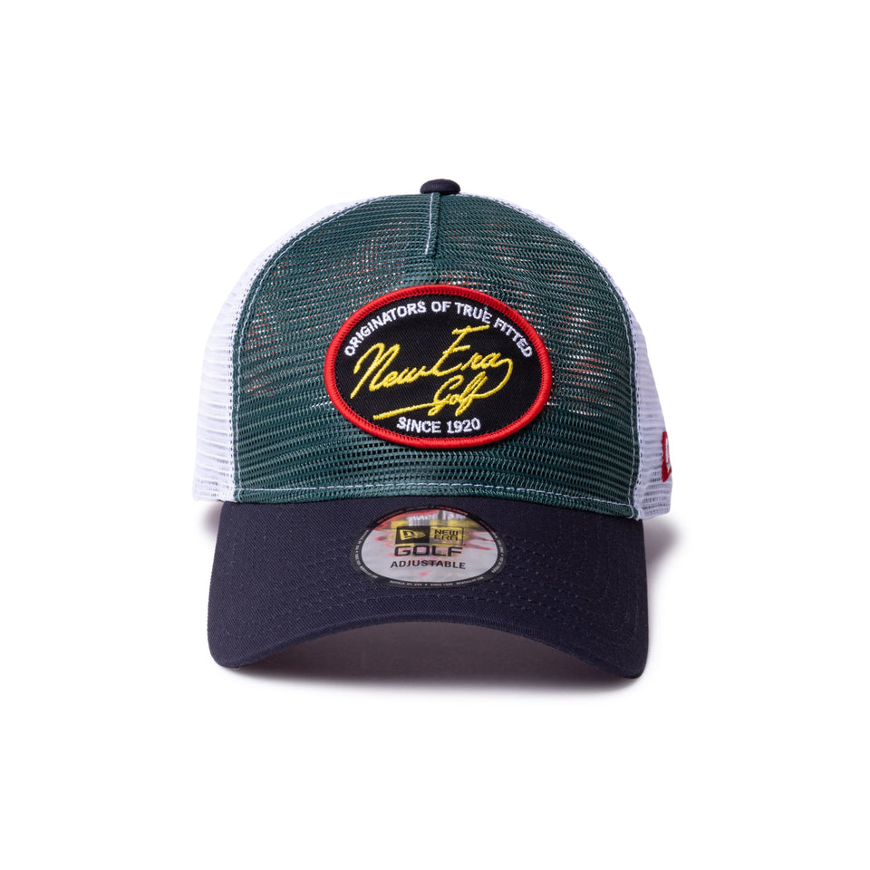 9FORTY A - Frame トラッカー All Mesh ダークグリーン/ホワイト/オレンジ/ネイビー | ゴルフ - 14391360 - OSFM | NEW ERA ニューエラ公式オンラインストア