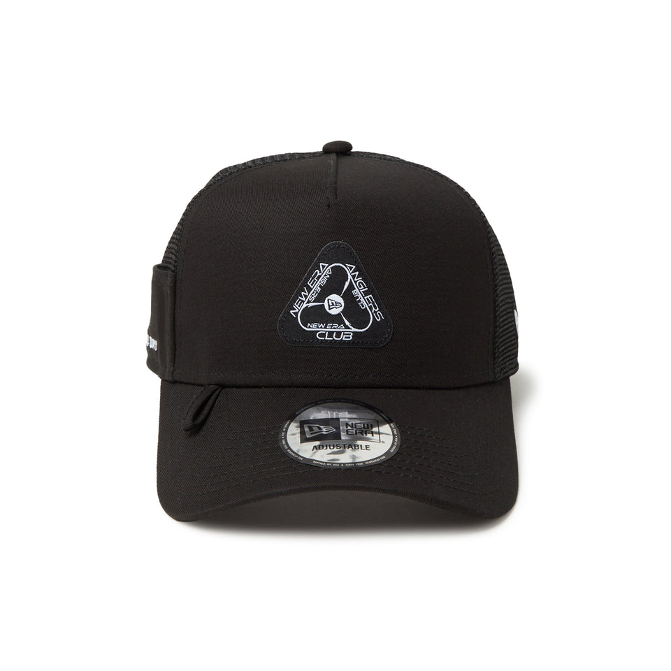9FORTY A - Frame トラッカー Angler's Club ブラック 【ニューエラアウトドア】 - 14392250 - OSFM | NEW ERA ニューエラ公式オンラインストア
