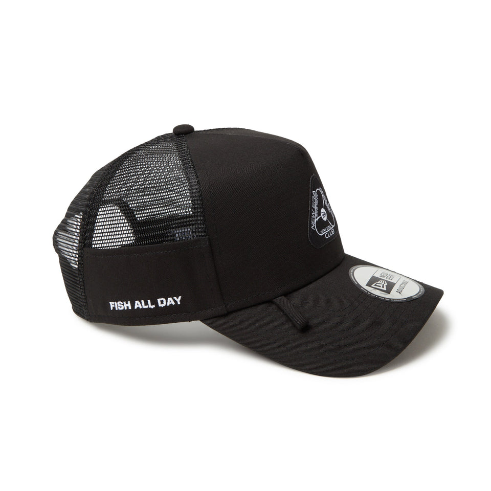 9FORTY A - Frame トラッカー Angler's Club ブラック 【ニューエラアウトドア】 - 14392250 - OSFM | NEW ERA ニューエラ公式オンラインストア