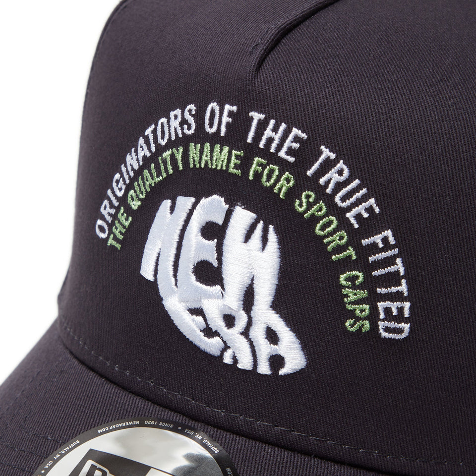 NEW ERA 9FORTY N°21 ロゴ キャップ 9FORTY A-Frame Archive Embroidery ネイビー | ニューエラオンライン