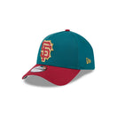 9FORTY A - Frame Blend サンフランシスコ・ジャイアンツ グリーン レッドバイザー - 14740835-OSFM | NEW ERA ニューエラ公式オンラインストア