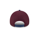 9FORTY A - Frame Blend ロサンゼルス・ドジャース マルーン ブルーバイザー - 14740837-OSFM | NEW ERA ニューエラ公式オンラインストア