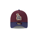 9FORTY A - Frame Blend ロサンゼルス・ドジャース マルーン ブルーバイザー - 14740837-OSFM | NEW ERA ニューエラ公式オンラインストア
