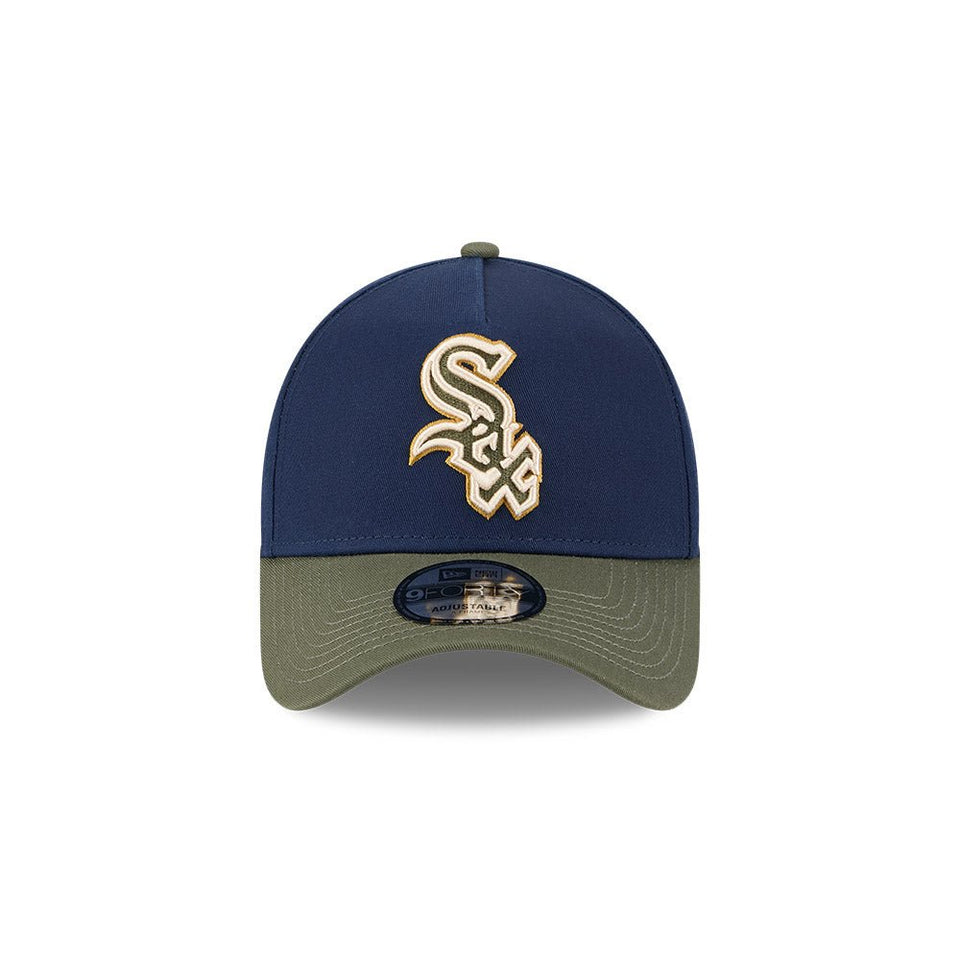 9FORTY A - Frame Blend シカゴ・ホワイトソックス オーシャンサイドブルー モスグリーンバイザー - 14740838-OSFM | NEW ERA ニューエラ公式オンラインストア