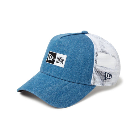 9FORTY A-Frame トラッカー Box Logo TPUロゴ ウォッシュドデニム