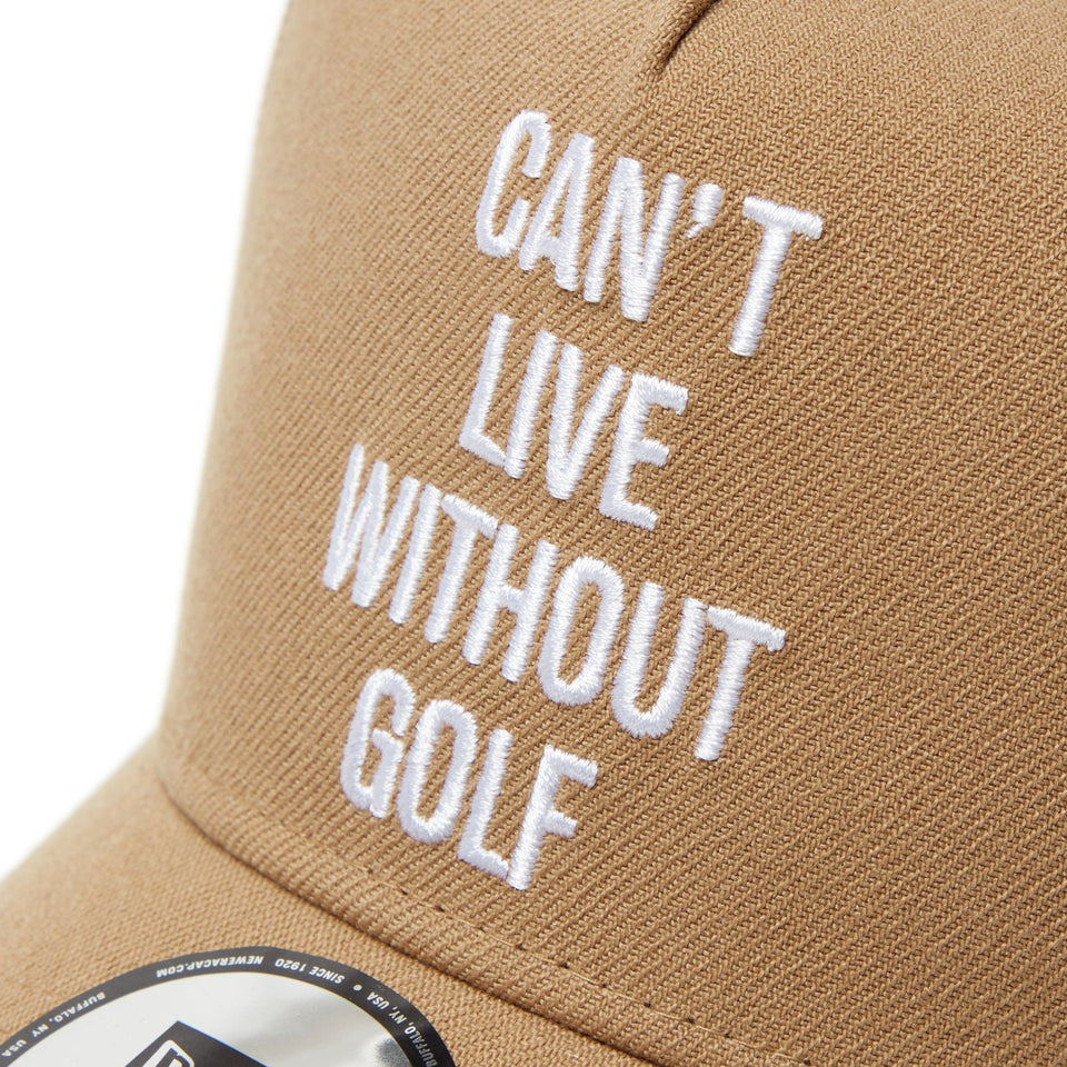 【ゴルフ】9FORTY A - Frame CAN’T LIVE WITHOUT GOLF カーキ - 14326320 - OSFM | NEW ERA ニューエラ公式オンラインストア
