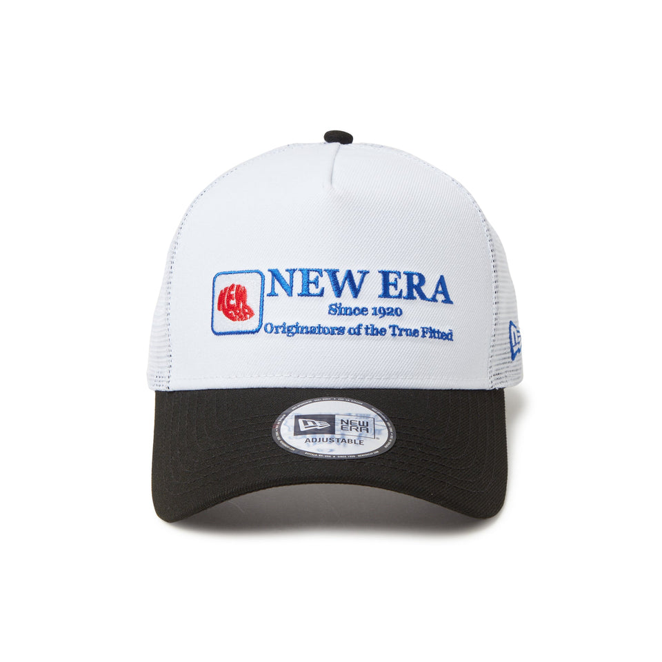 9FORTY A - Frame トラッカー Cap Logo ホワイト/ブラック - 14388648 - OSFM | NEW ERA ニューエラ公式オンラインストア