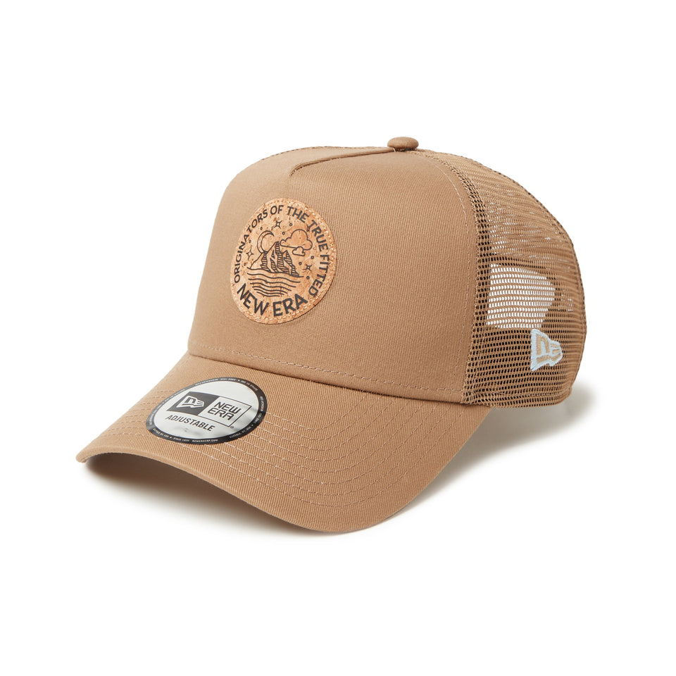 9FORTY A - Frame トラッカー Circle Logo コルクパッチ カーキ | アウトドア - 14392247 - OSFM | NEW ERA ニューエラ公式オンラインストア