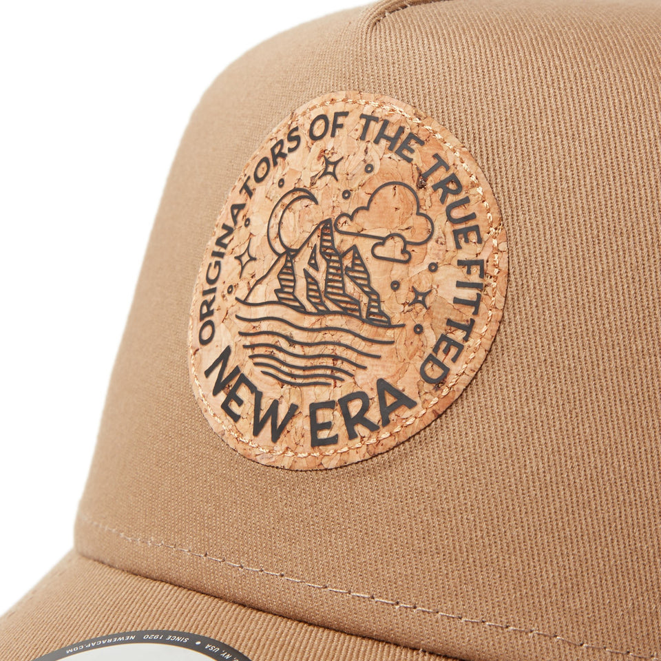 9FORTY A - Frame トラッカー Circle Logo コルクパッチ カーキ | アウトドア - 14392247 - OSFM | NEW ERA ニューエラ公式オンラインストア