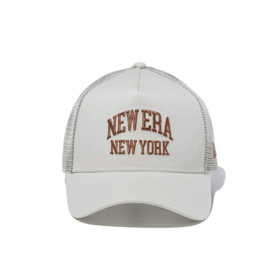9FORTY A-Frame トラッカー Classic College ストーン - 14109734-OSFM | NEW ERA ニューエラ公式オンラインストア