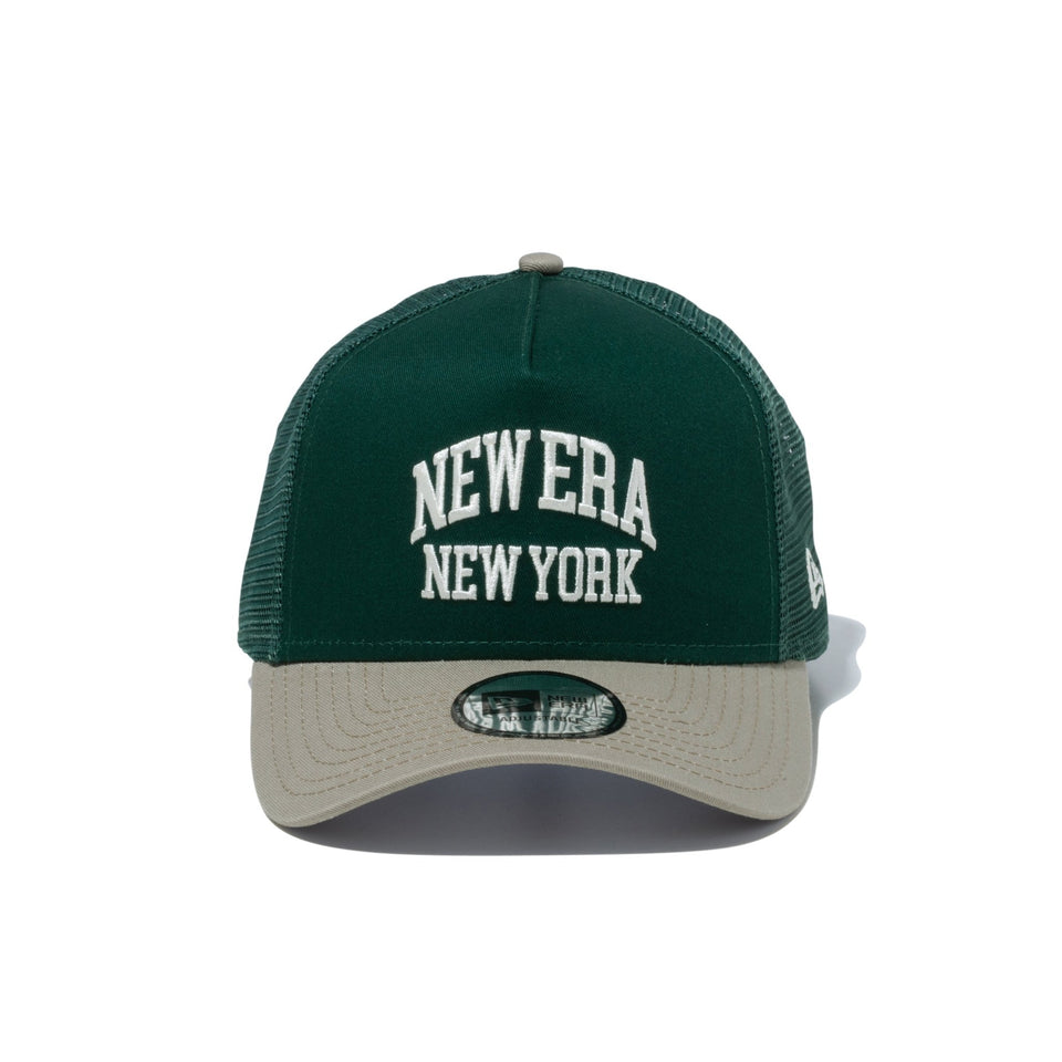 9FORTY A-Frame トラッカー Classic College ダークグリーン/ペブル - 14109736-OSFM | NEW ERA ニューエラ公式オンラインストア