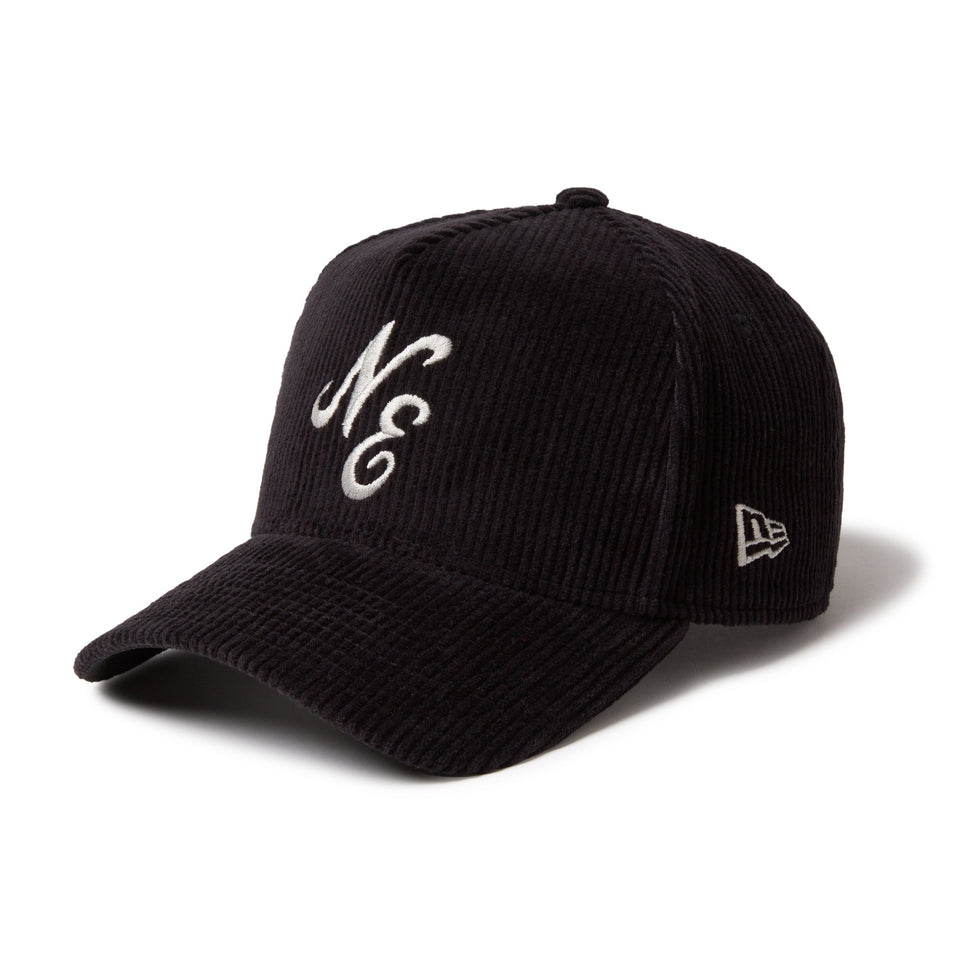 9FORTY A - Frame CORDUROY コーデュロイ クラシックロゴ ブラック - 14667898 - OSFM | NEW ERA ニューエラ公式オンラインストア