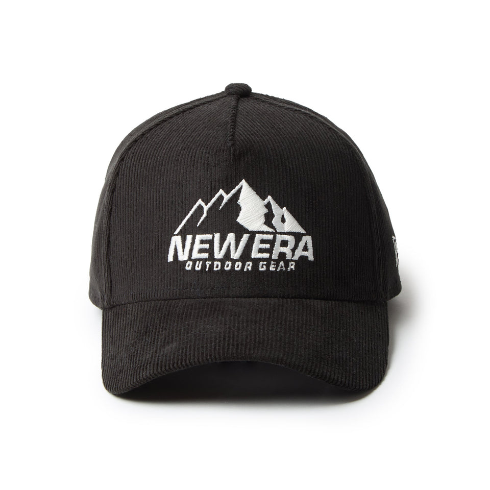 9FORTY A - Frame Corduroy コーデュロイ マウンテンロゴ ブラック | アウトドア - 14668960 - OSFM | NEW ERA ニューエラ公式オンラインストア
