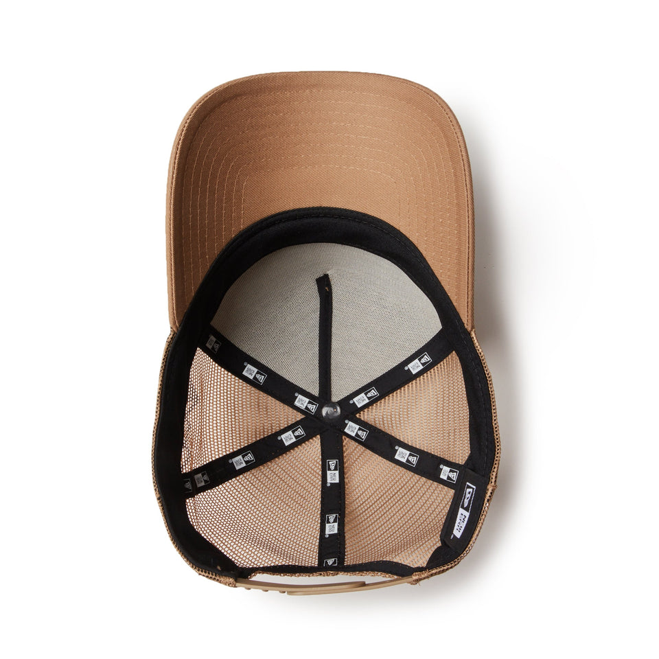 9FORTY A - Frame トラッカー Cork Patch ボックスロゴ カーキ【ニューエラアウトドア】 - 14307266 - OSFM | NEW ERA ニューエラ公式オンラインストア