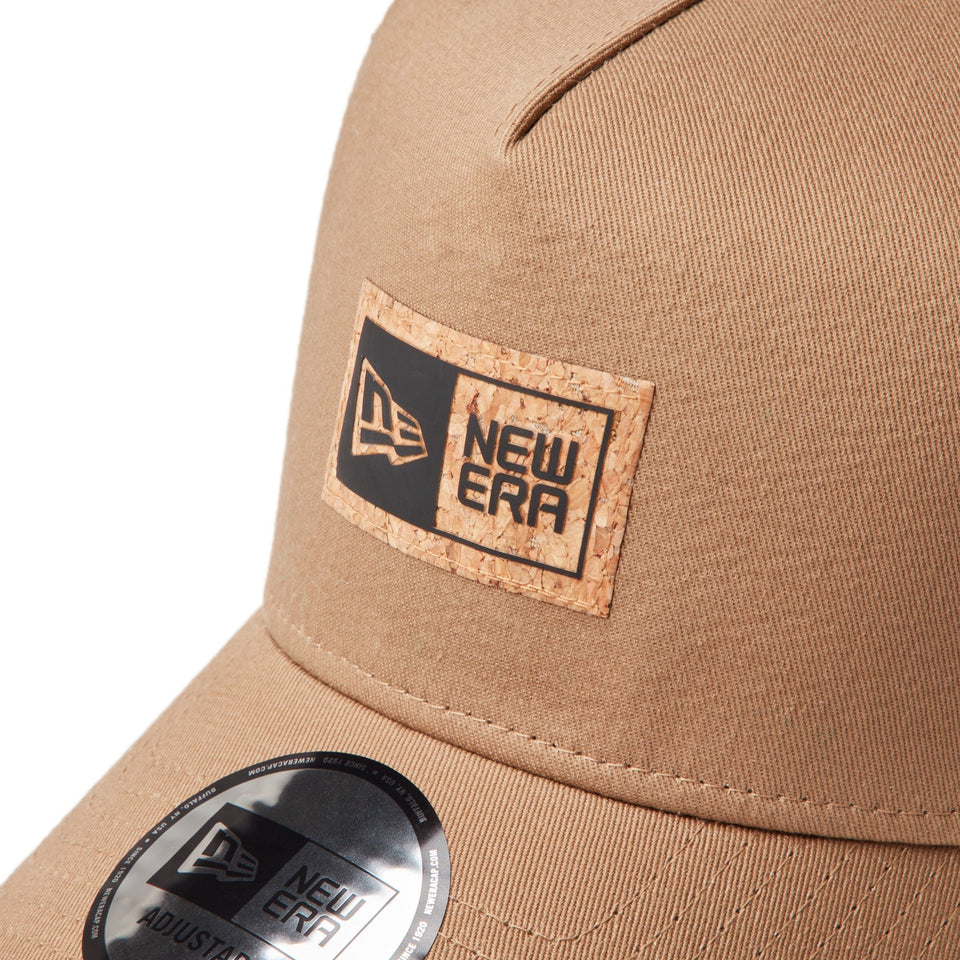 9FORTY A - Frame トラッカー Cork Patch ボックスロゴ カーキ【ニューエラアウトドア】 - 14307266 - OSFM | NEW ERA ニューエラ公式オンラインストア