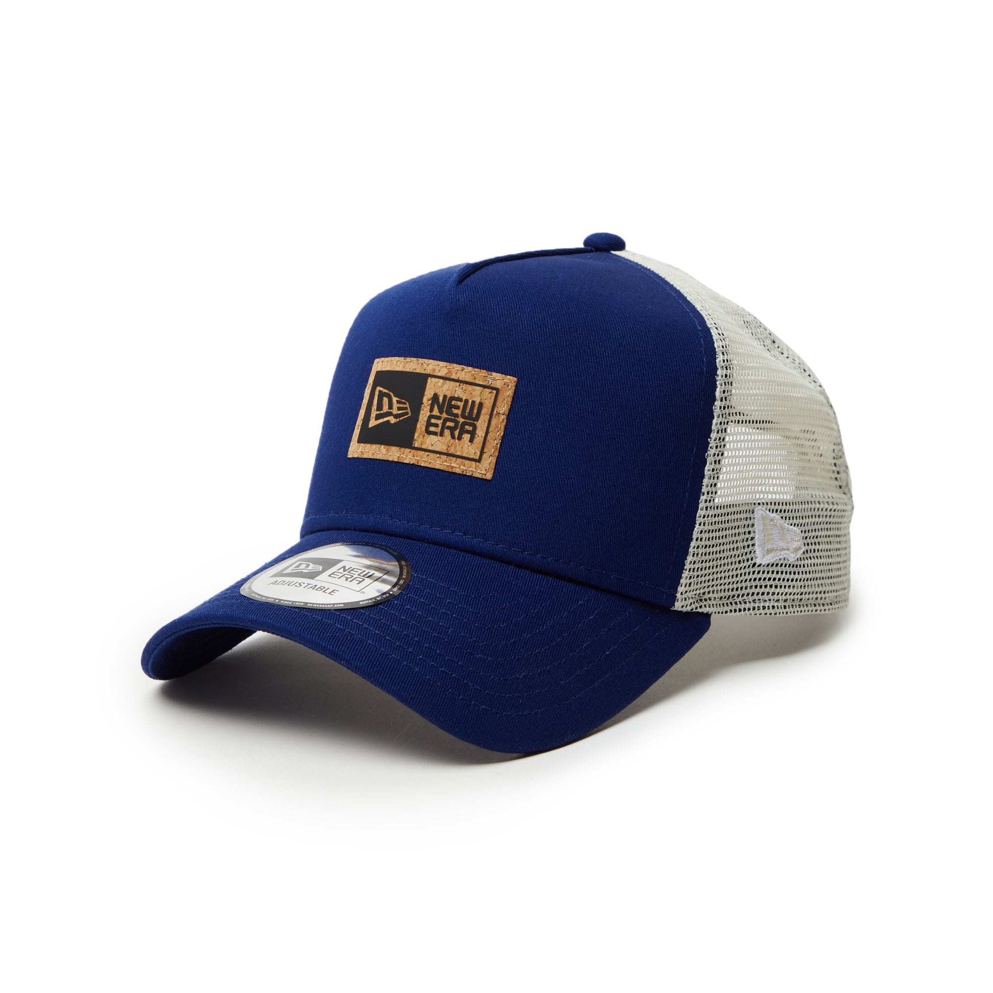 9FORTY A-Frame トラッカー Cork Patch ボックスロゴ ダークロイヤル