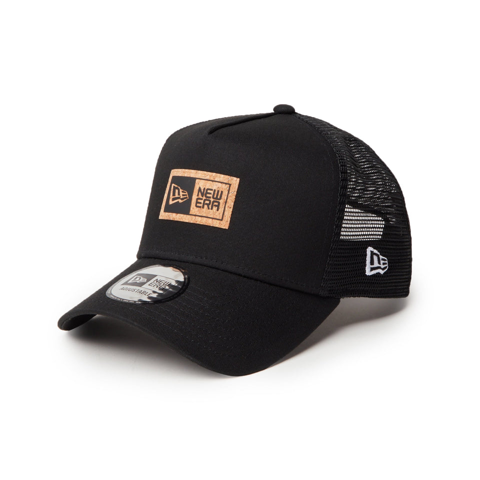9FORTY A-Frame トラッカー Cork Patch ボックスロゴ ブラック