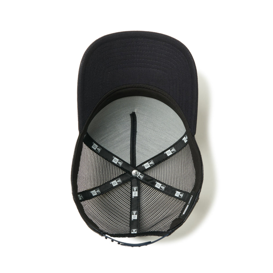 9FORTY A - Frame トラッカー Cotton Flax オーバルロゴ ダークネイビー - 14388645 - OSFM | NEW ERA ニューエラ公式オンラインストア