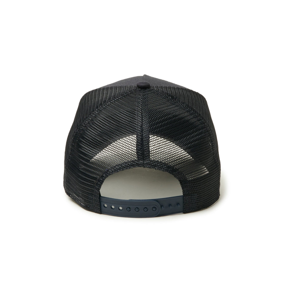 9FORTY A - Frame トラッカー Cotton Flax オーバルロゴ ダークネイビー - 14388645 - OSFM | NEW ERA ニューエラ公式オンラインストア