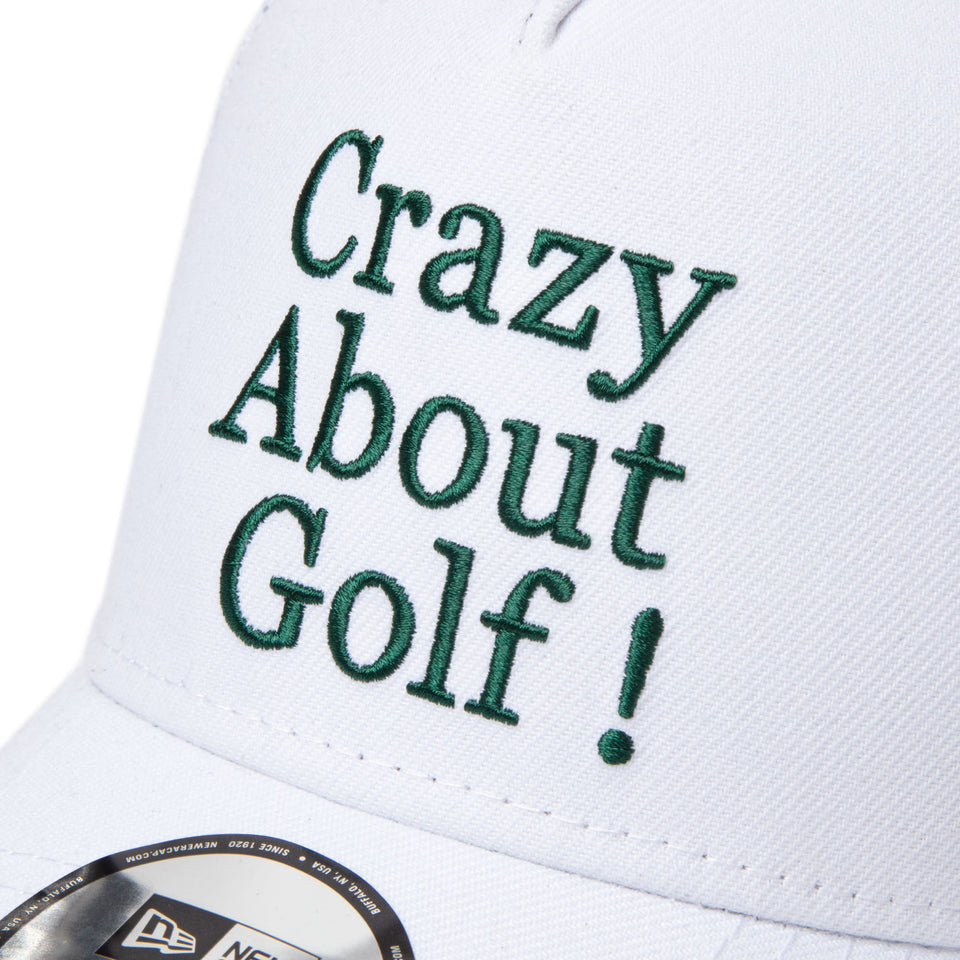 【ゴルフ】9FORTY A - Frame トラッカー Crazy About Golf ホワイト - 14391372 - OSFM | NEW ERA ニューエラ公式オンラインストア