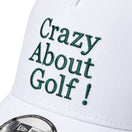 【ゴルフ】9FORTY A - Frame トラッカー Crazy About Golf ホワイト - 14391372 - OSFM | NEW ERA ニューエラ公式オンラインストア