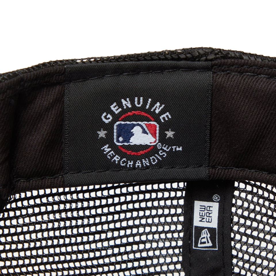 9FORTY A - Frame トラッカー Damaged Denim ロサンゼルス・ドジャース ブラックデニム - 14388620 - OSFM | NEW ERA ニューエラ公式オンラインストア