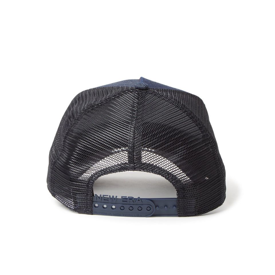 9FORTY A - Frame トラッカー Denim ウーブンパッチ インディゴデニム - 14667855 - OSFM | NEW ERA ニューエラ公式オンラインストア