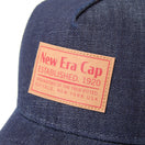 9FORTY A - Frame トラッカー Denim ウーブンパッチ インディゴデニム - 14667855 - OSFM | NEW ERA ニューエラ公式オンラインストア