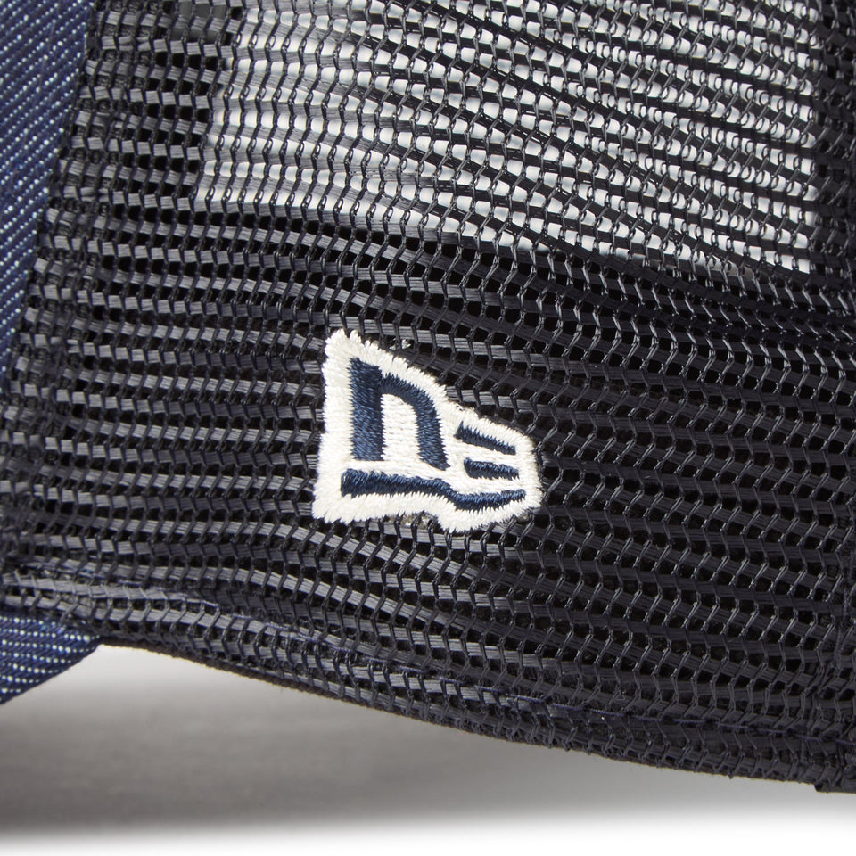 9FORTY A - Frame トラッカー Denim ウーブンパッチ インディゴデニム - 14667855 - OSFM | NEW ERA ニューエラ公式オンラインストア