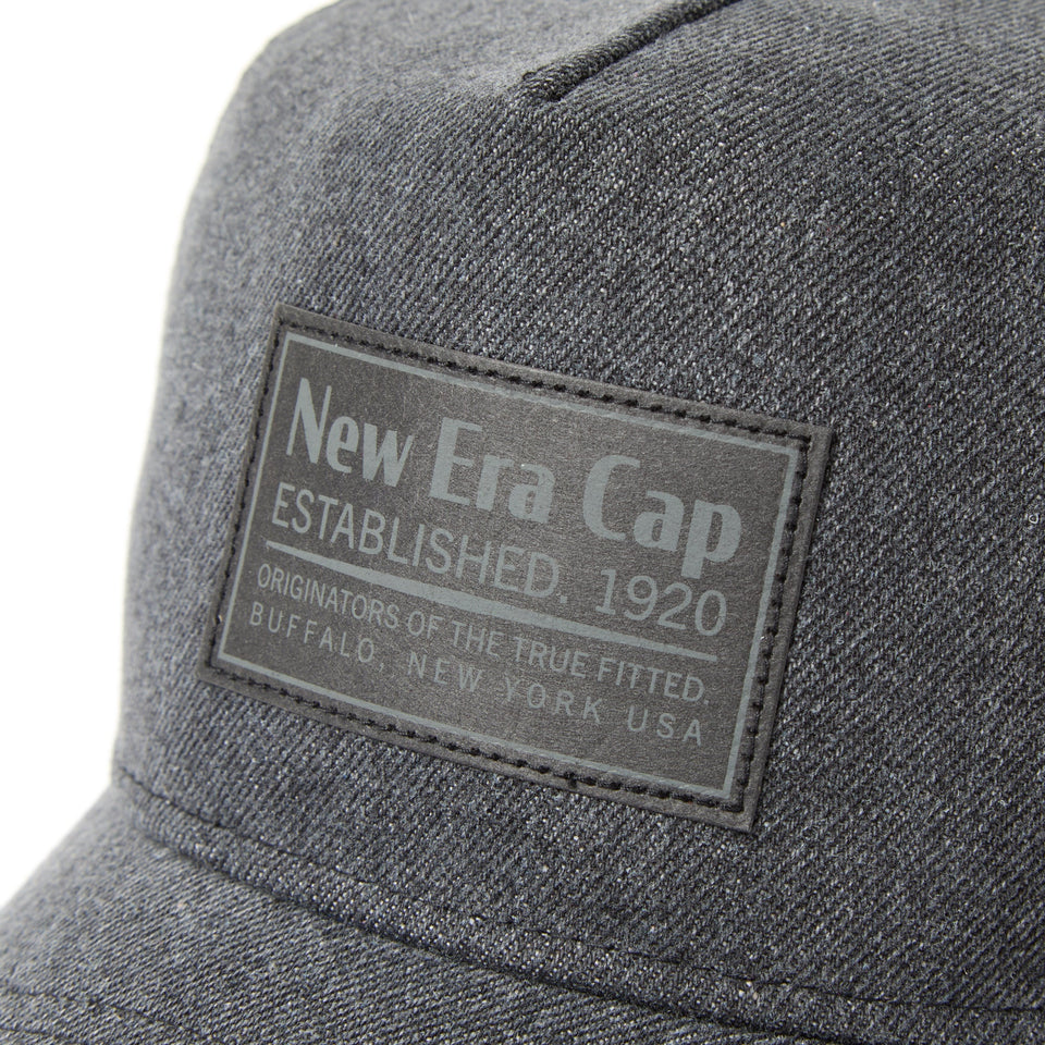 9FORTY A - Frame トラッカー Denim ウーブンパッチ ブラックウォッシュドデニム - 14667856 - OSFM | NEW ERA ニューエラ公式オンラインストア