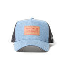 9FORTY A - Frame トラッカー Denim ウーブンパッチ ウォッシュドデニム - 14667857 - OSFM | NEW ERA ニューエラ公式オンラインストア
