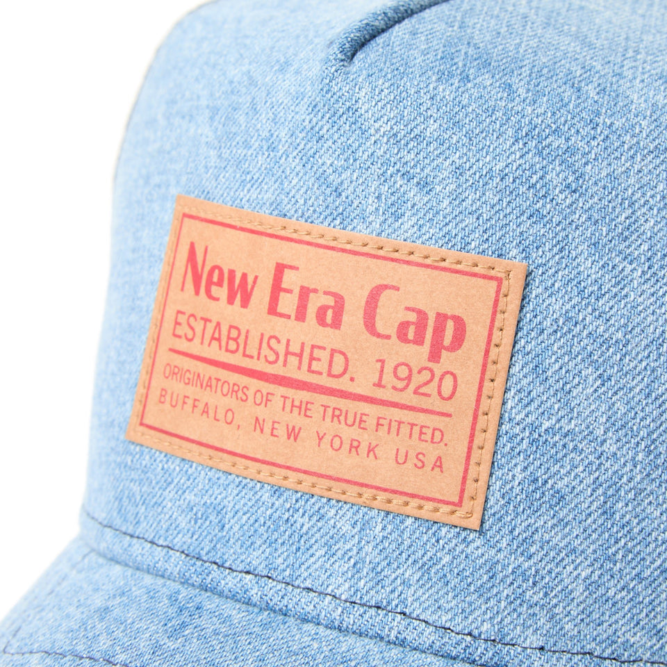 9FORTY A - Frame トラッカー Denim ウーブンパッチ ウォッシュドデニム - 14667857 - OSFM | NEW ERA ニューエラ公式オンラインストア