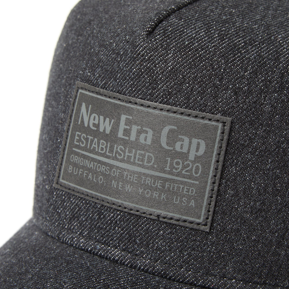 9FORTY A - Frame トラッカー Denim ウーブンパッチ ブラックデニム - 14667858 - OSFM | NEW ERA ニューエラ公式オンラインストア