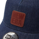9FORTY A - Frame トラッカー Denim Leather Patch インディゴデニム - 14307481 - OSFM | NEW ERA ニューエラ公式オンラインストア