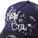 9FORTY A - Frame トラッカー Dripping NEW ERA ライトネイビー ネイビーバイザー - 14667853 - OSFM | NEW ERA ニューエラ公式オンラインストア