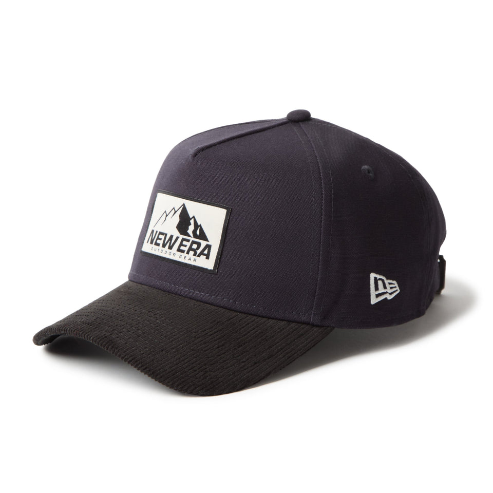 9FORTY A-Frame Duck Canvas ネイビー ブラックコーデュロイ