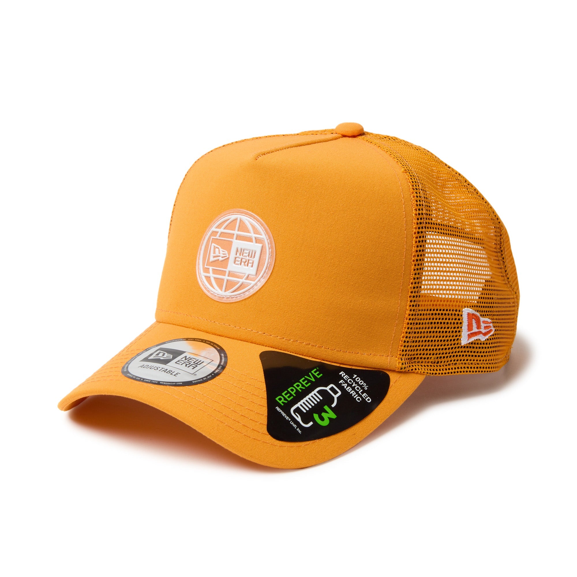 9FORTY A-Frame トラッカー Earth Logo Repreve オレンジ