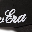 9FORTY A - Frame Essential エッセンシャル チェーンステッチ スクリプトロゴ ブラック - 14307504 - OSFM | NEW ERA ニューエラ公式オンラインストア