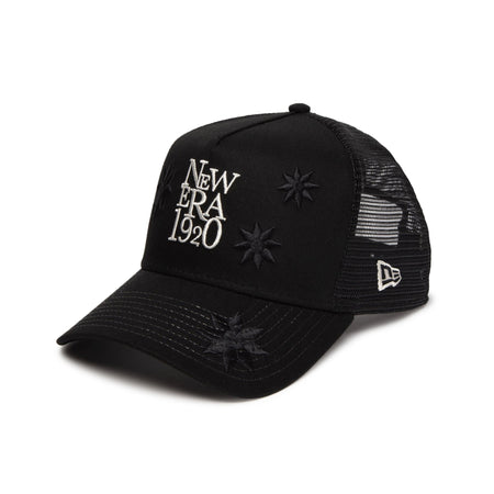 【完売品】New Era ブラック 9FORTY キャップ メッセージ刺繍 NEW ERA（ニューエラ）の「【NEW ERA/ニューエラ】9FORTY A