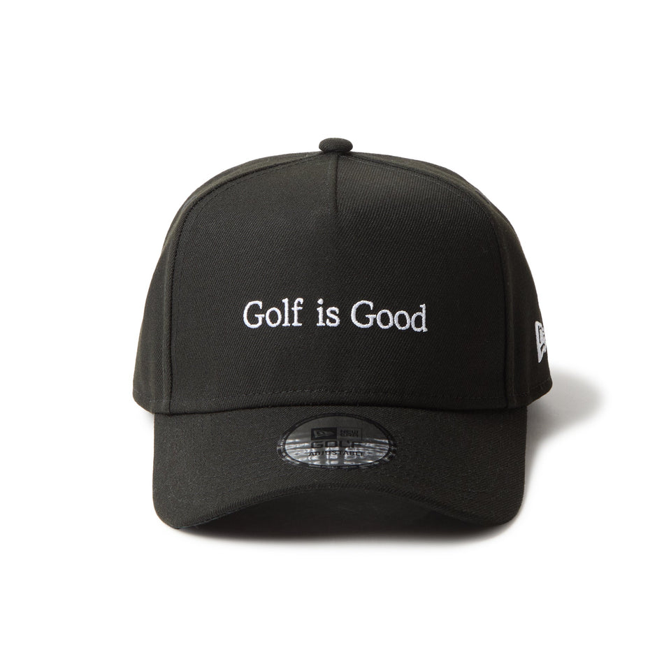 ANEW GOLFアニューゴルフ New Era 9FIFTY ブラックキャップ 9FORTY A-Frame Golf is good ブラック | ゴルフ | ニューエラ