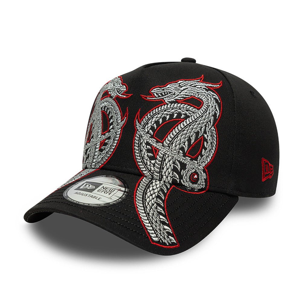 【国内未発売】NEW ERA 9FORTY ドラゴン刺繍キャップ 黒 9FORTY A-Frame HOUSE OF THE DRAGON ハウス・オブ・ザ・ドラゴン