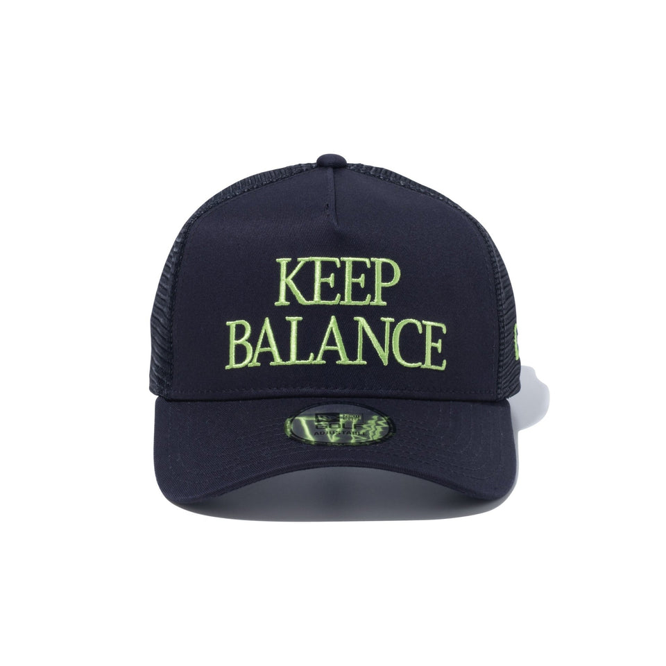 【ゴルフ】 9FORTY A-Frame トラッカー Keep Balance ネイビー - 14109250-OSFM | NEW ERA ニューエラ公式オンラインストア