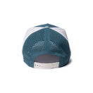 【ゴルフ】9FORTY A - Frame Laser Perforated ボックスロゴ パインニードルグリーン/サンディリネン/ビーチキスブルー - 14391395 - OSFM | NEW ERA ニューエラ公式オンラインストア