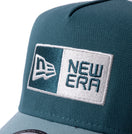 【ゴルフ】9FORTY A - Frame Laser Perforated ボックスロゴ パインニードルグリーン/サンディリネン/ビーチキスブルー - 14391395 - OSFM | NEW ERA ニューエラ公式オンラインストア