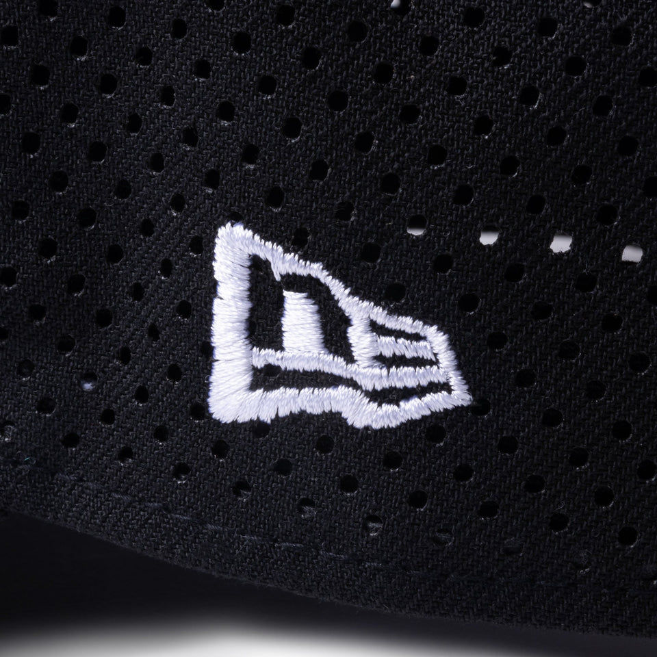 【ゴルフ】9FORTY A - Frame Laser Perforated ボックスロゴ ブラック - 14391396 - OSFM | NEW ERA ニューエラ公式オンラインストア