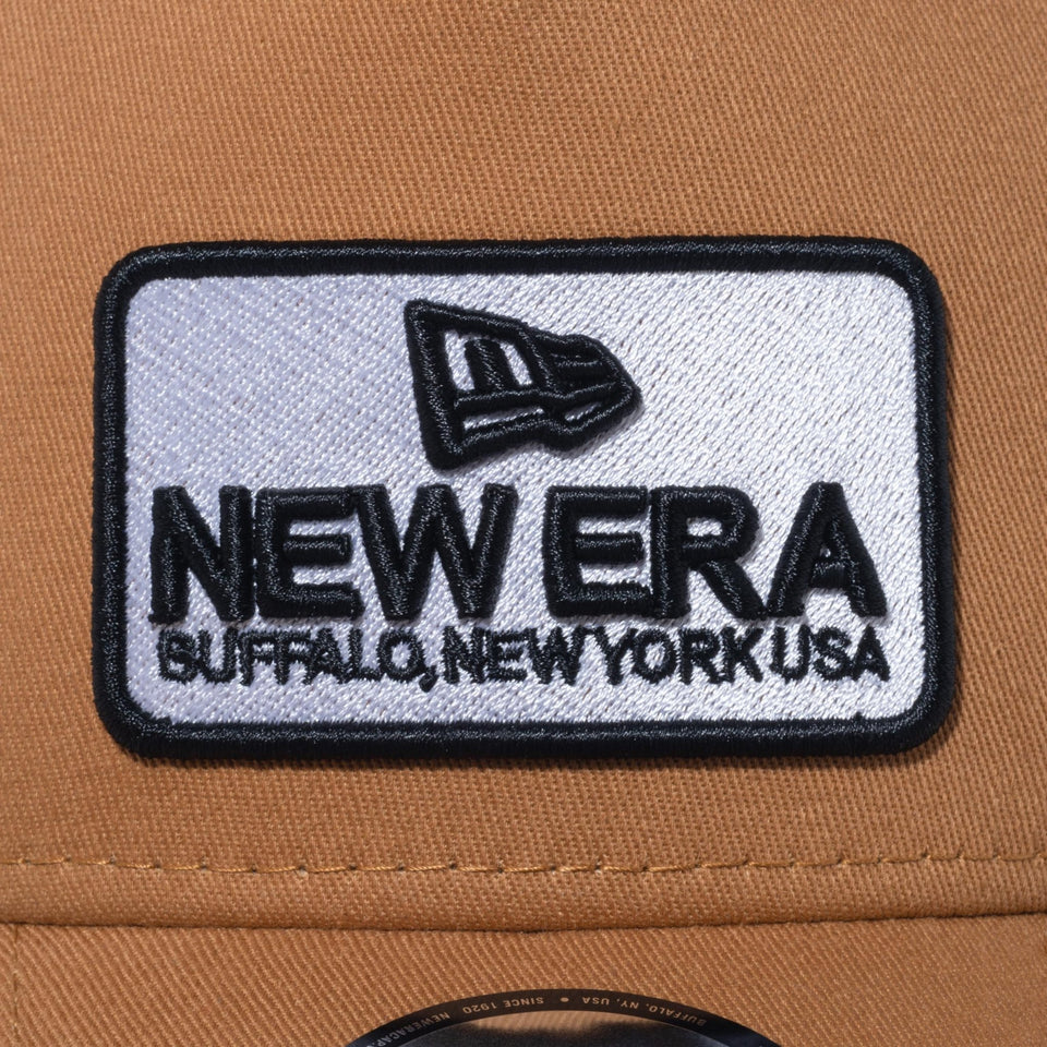 9FORTY A - Frame トラッカー Logger Cap ウィート/ウォールナット - 14109716 - OSFM | NEW ERA ニューエラ公式オンラインストア