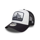 9FORTY A - Frame トラッカー London ホワイト/ネイビー - 14751958 - OSFM | NEW ERA ニューエラ公式オンラインストア