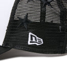 9FORTY A - Frame トラッカー Mesh Embroidery ボックスロゴ ウーブンパッチ ブラック/ホワイト - 14307475 - OSFM | NEW ERA ニューエラ公式オンラインストア