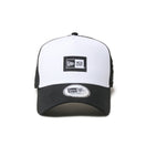 9FORTY A - Frame トラッカー Mesh Embroidery ボックスロゴ ウーブンパッチ ブラック/ホワイト - 14307475 - OSFM | NEW ERA ニューエラ公式オンラインストア