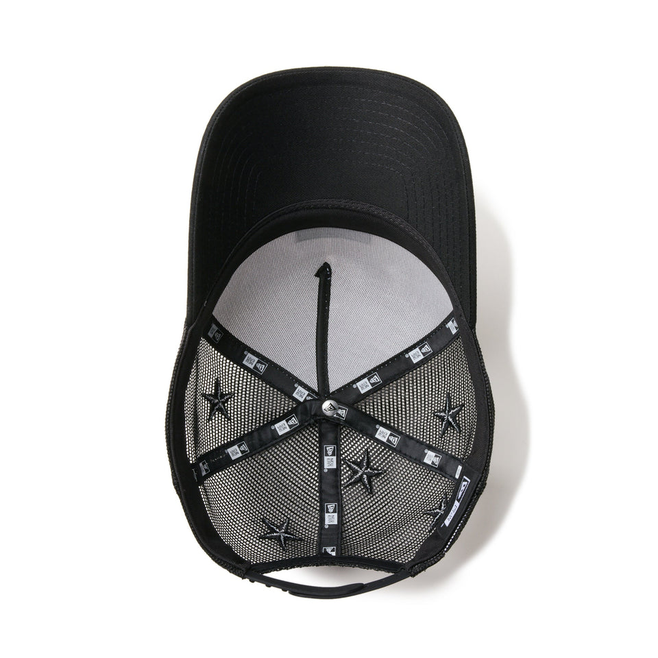 9FORTY A - Frame トラッカー Mesh Embroidery ボックスロゴ ウーブンパッチ ブラック/ホワイト - 14307475 - OSFM | NEW ERA ニューエラ公式オンラインストア